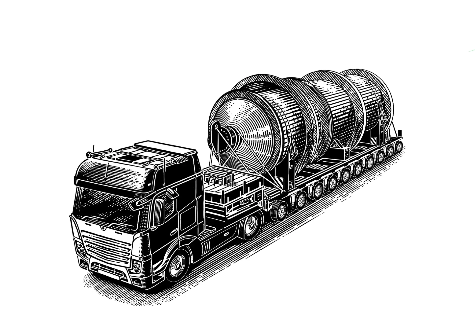 Breito — hand-drawn truck illustration
