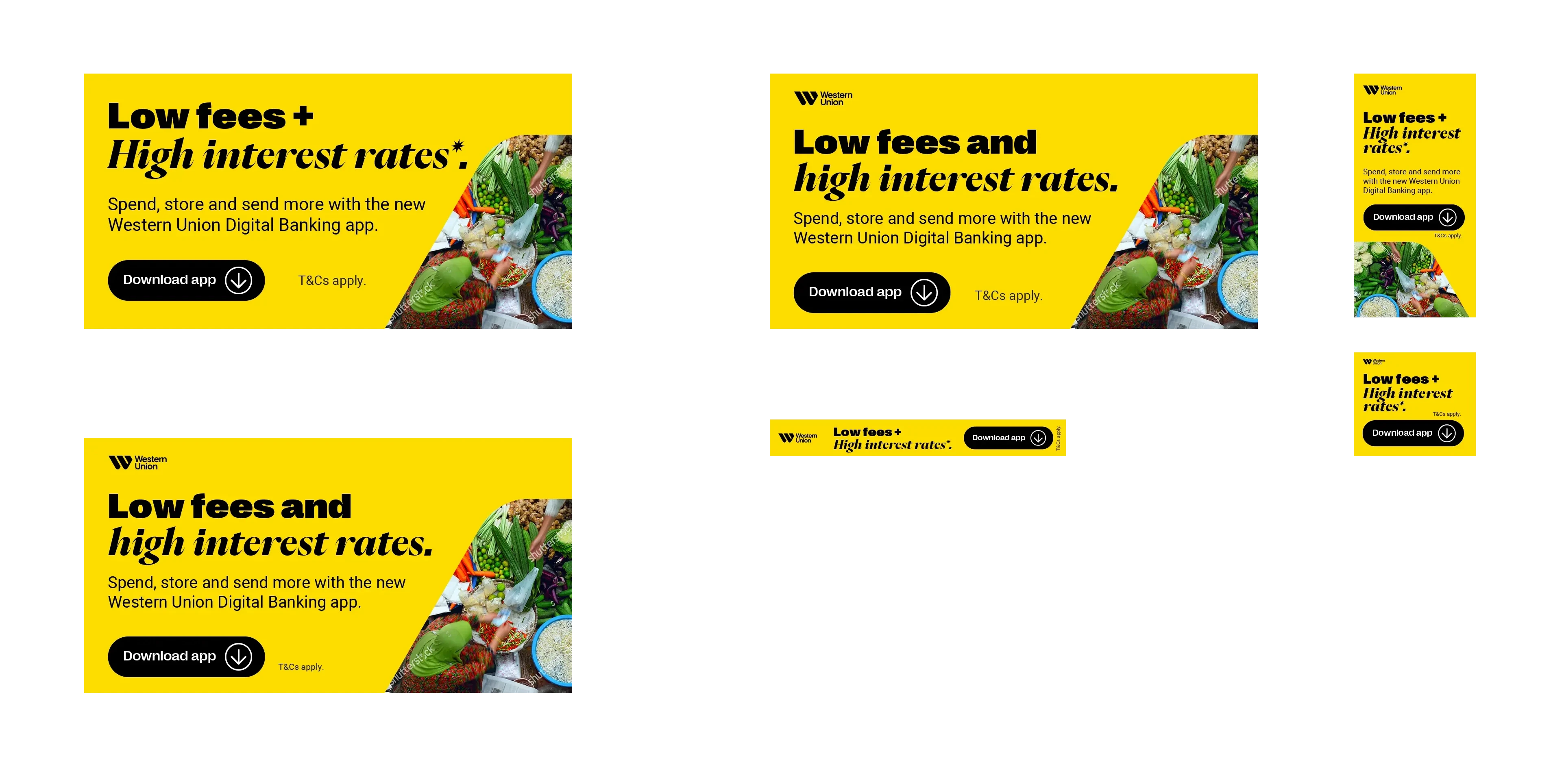 Western Union — banner design